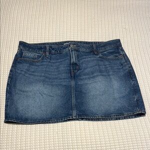 Old Navy Blue Mini Skirt Casual Denim
